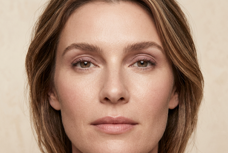 Illustrative beauty portrait for shade selection: Light Brown